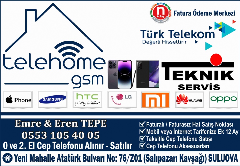 TELEHOME GSM, TÜRK TELEKOM BAYİ SULUOVA
