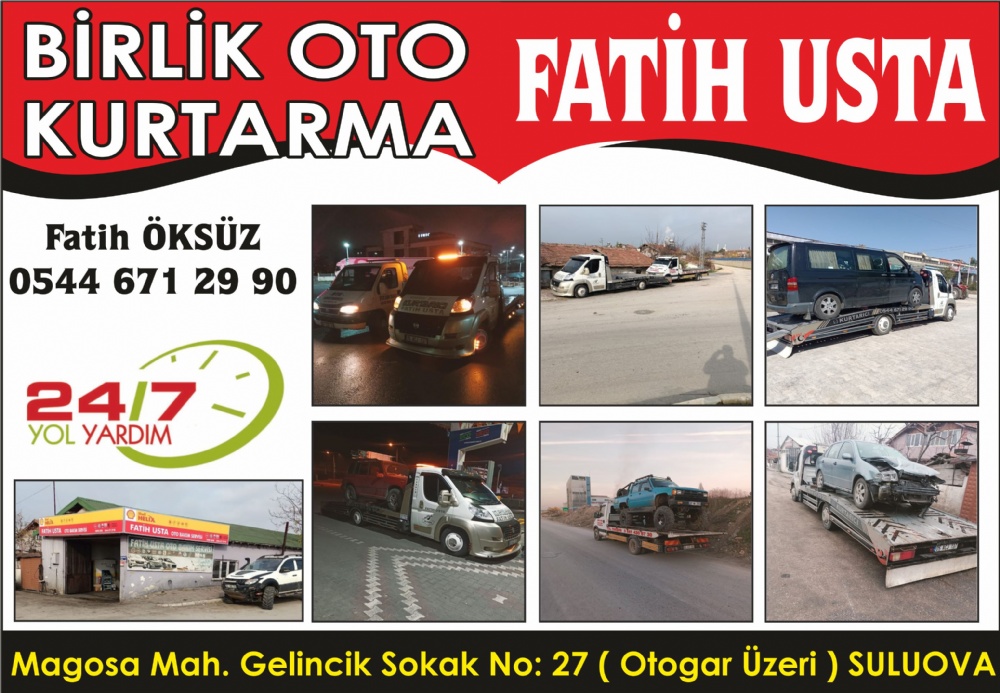 SULUOVA BİRLİK OTO KURTARICI